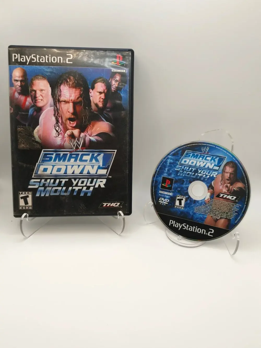 WWE SmackDown Shut Your Mouth PS2 Case + Disc